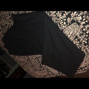 Sold .💸💸💸💸Tribal wide leg black pants sz 1
